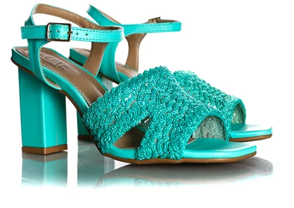 Sandalia verde sales agua